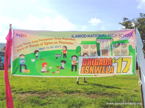 Brigada Eskwela 2017 Ilawod National High School Joseph Feeding