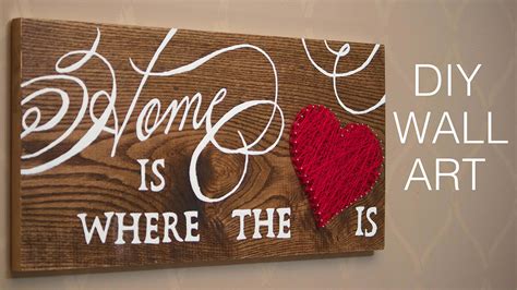 For the wall in your home, waiting is all the same: DIY Wall Art | Home Decor Project - YouTube