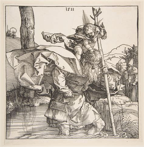 Albrecht Dürer Saint Christopher The Metropolitan Museum Of Art