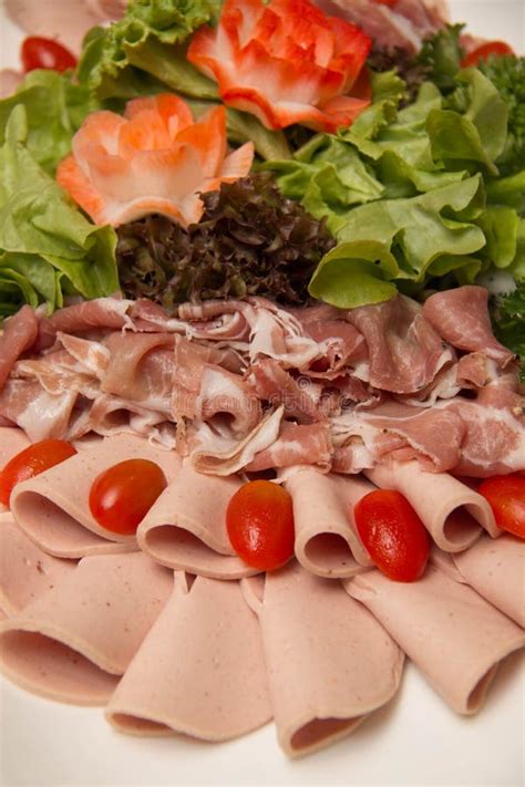 Cold Cuts Meat The For Buffet Stock Image Image Of Salami Buffet