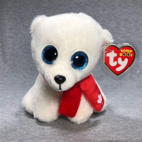 Ty Beanie Boos 6 Nanook Nanuq The Polar Bear Canadian Exclusive Mwmt Ebay