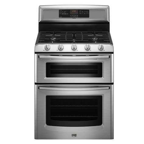 Maytag Mgt8775xs 6 Cu Ft Double Oven Gas Range Stainless Steel