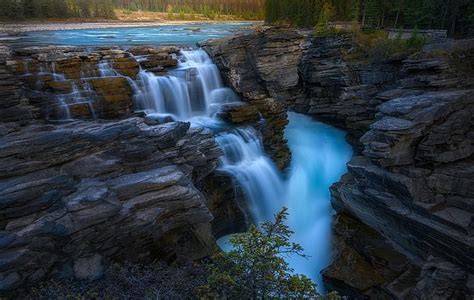 Parque Nacional Jasper Cascadas Canadian Rockies Athabasca Falls