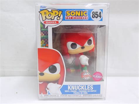 Brand New Funko Pop Sonic The Hedgehog Knuckles 854 Flocked Special