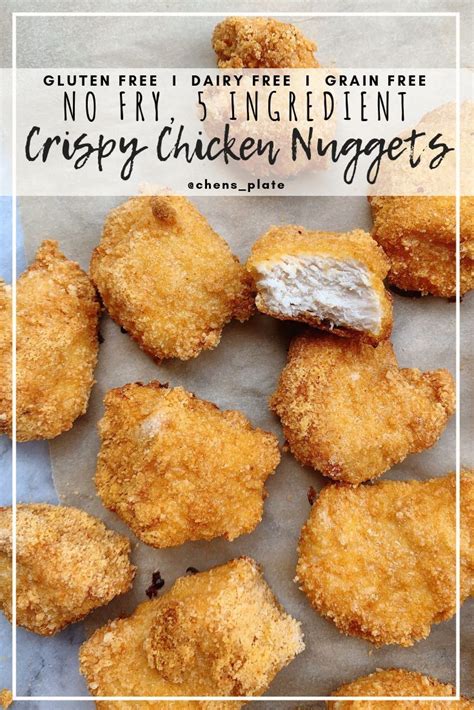 How to freeze homemade chicken nuggets. No Fry Crispy Chicken Nuggets | Chicken nugget recipes ...