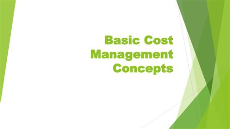 Solution Managerial Accounting Basic Cost Management Concepts