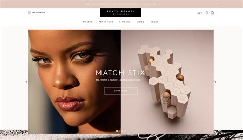 Fenty Beauty Website One Of The Best Designed Sites I Ve Seen
