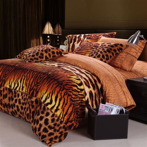 Tiger Print Bedding Comforter Set Bedding Design Ideas