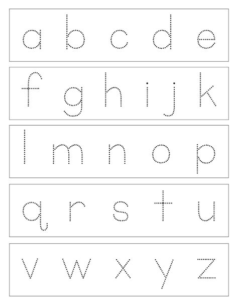 5 Best Alphabet Letter Tracing Printables