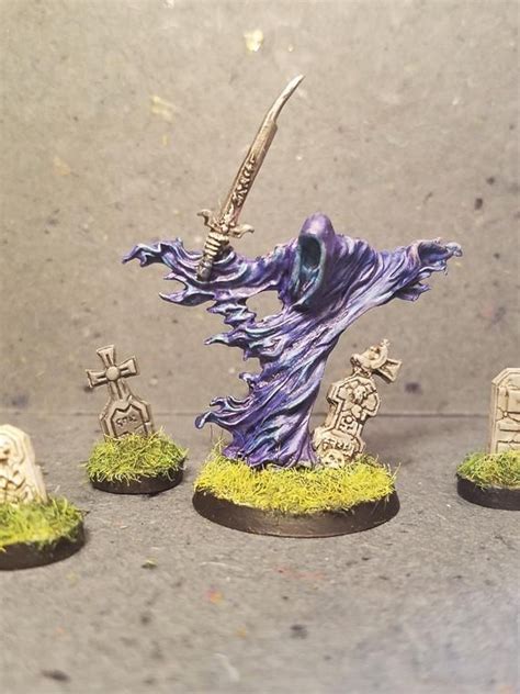 Hand Painted Grave Wraith Ghost Dungeons And Dragons Miniature Etsy
