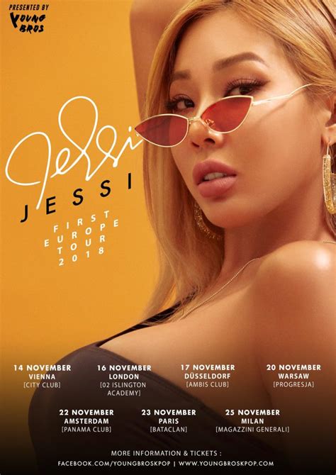 Giveaway Win A Pair Of Tickets To Jessis Europe Tour To A City Of Your Choice — Unitedkpop