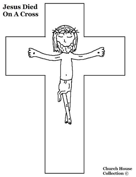 Coloring Page Jesus On The Cross Jesus Bible Coloring Pages
