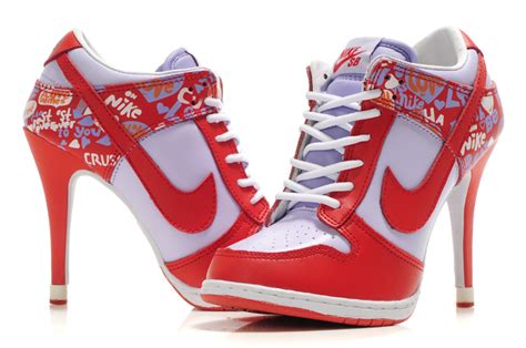 Nike Dunk High Heels White Red Nhh044 30000 Kobe And Kd Shoes