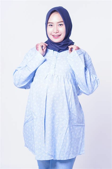 Atasan batik kerja cantik untuk ibu hamil. Mama Hamil Baju Atasan Ibu Hamil Kerja Muslim JUMBO Motif ...