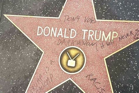 A Short History Of Donald Trumps Walk Of Fame Star Getting Trashed