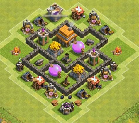 Base Coc Th 4 War Game Coc