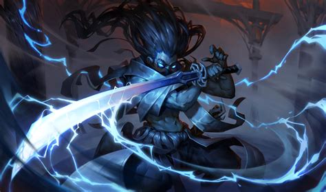 Eye Of The Storm Yasuo Fan Art By Uriah Voth Ryasuomains