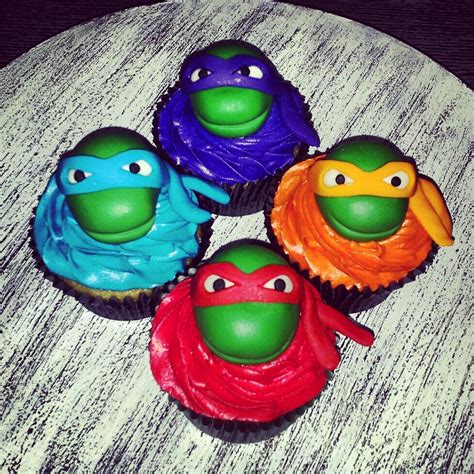 Ninja Turtles Cupcakes Ninja Turtles Birthday Party Ninja Turtle