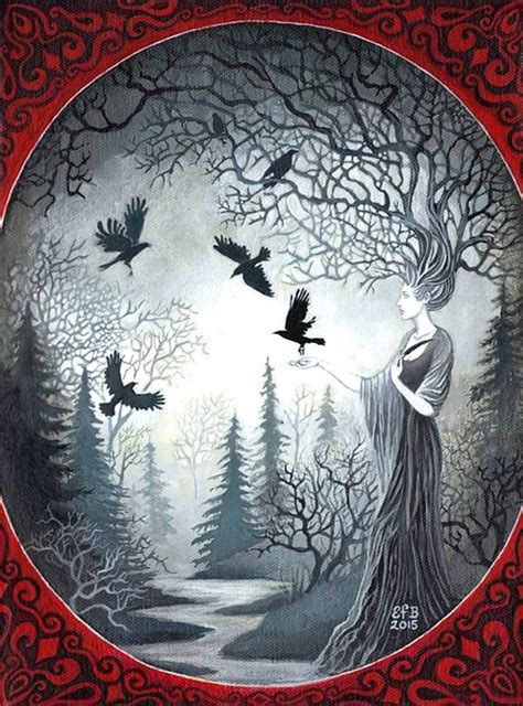 The Goddess Macha And The Unkindness Of Ravens Par Emily Balivet