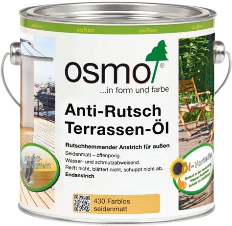 Osmo Decking Oil Anti Slip Clear 25 Litre 430d Uk Diy And Tools