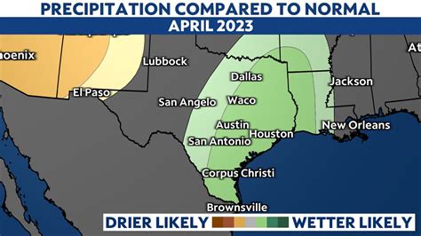 April Climate Outlook What Weather Can Texas Plan For