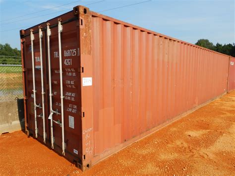 40 Steel Container Container Shipping Storage Jm Wood Auction