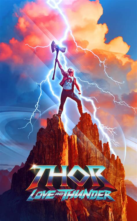 950x1534 Official Thor Love And Thunder Movie Poster 950x1534