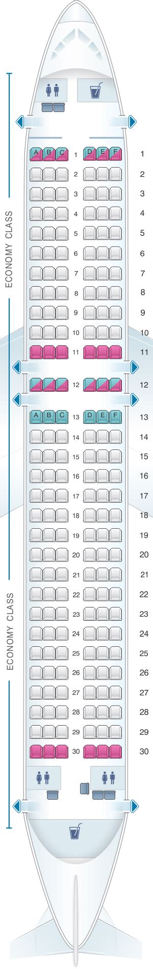 Airbus A320 Easyjet Seat Plan