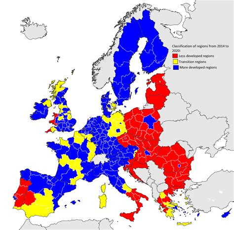 Classification Of Eu Regions With Regards To The Eu Regional Policy