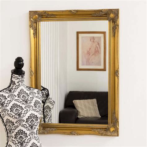 Classic Gold Ornate Antique French Style Mirror French Mirrors From