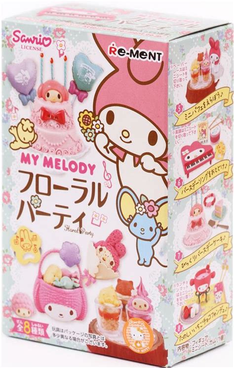 My Melody Flower Party Re Ment Miniature Blind Box Modes4u