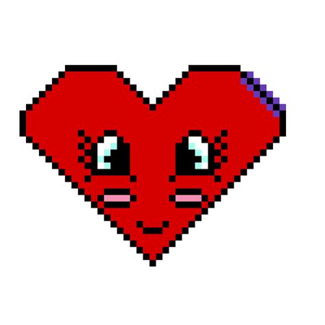 Cute Heart Easy Emoji Pixel Art Clipart Pikpng Sexiz Pix