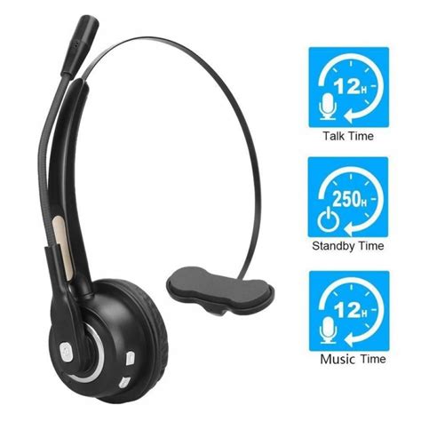 Trucker Bluetooth Headset V50 Wireless Headphones With Microphone For