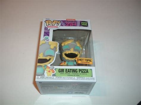 Funko Pop Gir Eating Pizza 1332~ Hot Topic Exclusive~ Mint~ Invader Zim Series Ebay