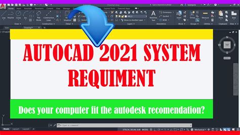 Microsoft windows vista or windows xp sp2. AutoCAD 2021 System Requirement. - YouTube