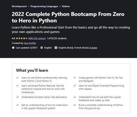 10 Best Python Courses On Udemy 2024 EduReviewer