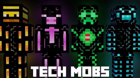 Tech Mobs By Pixelationz Studios Minecraft Skin Pack Minecraft