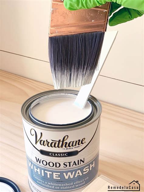 Love It Varathane White Wash Wood Stain Creates A Whitewashed