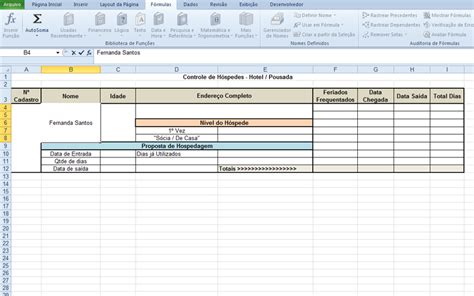Excel Ajuda A Controlar Entrada E Saída De Pessoas Além Do Período De