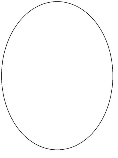Free Printable Oval Template Clipart Best