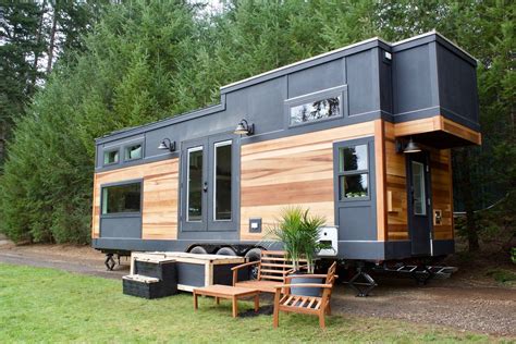 Stunning Modern Mountain Cabin Inspired Tiny Home