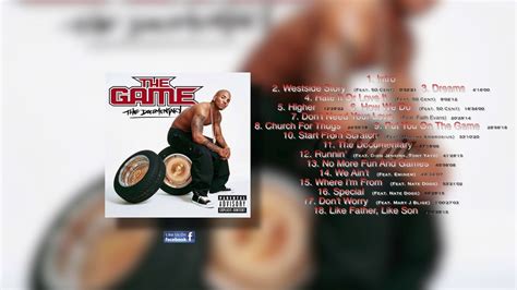 The Game The Documentary Album Youtube
