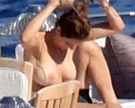 Sophie Marceau Nude Topless Capri Actress Sunbathing Tits Pics
