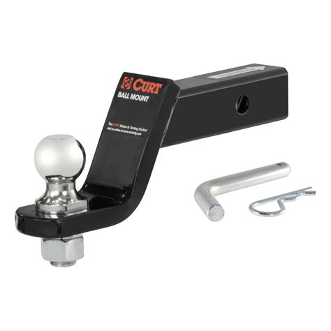 Curt 45055 Trailer Hitch Mount With 1 78 Inch Ball And Pin Fits 2 Inch