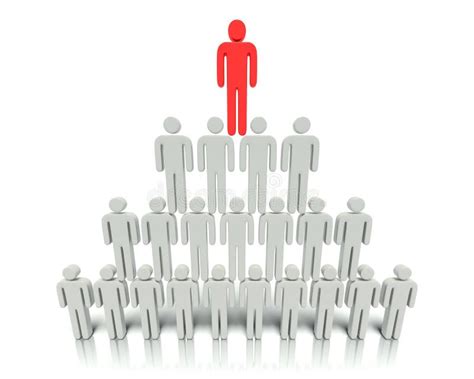 Hierarchy Of People Stock Illustration Illustration O