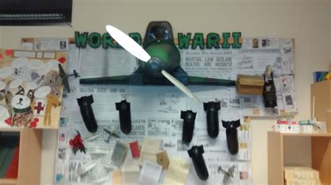 Ww2 World War 2 Display On Placement Ks2 Classroom Displays