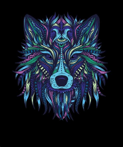 Native American Zodiac Wolf Digital Art By Manuel Schmucker Fine Art