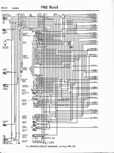 Free Auto Wiring Diagram: 1965 Buick LeSabre Back Side
