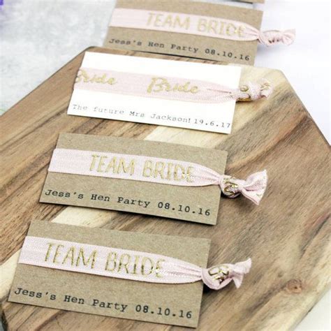 Our Cute Hair Tie Cards Are The Perfect Favour For Your Hen Party Or