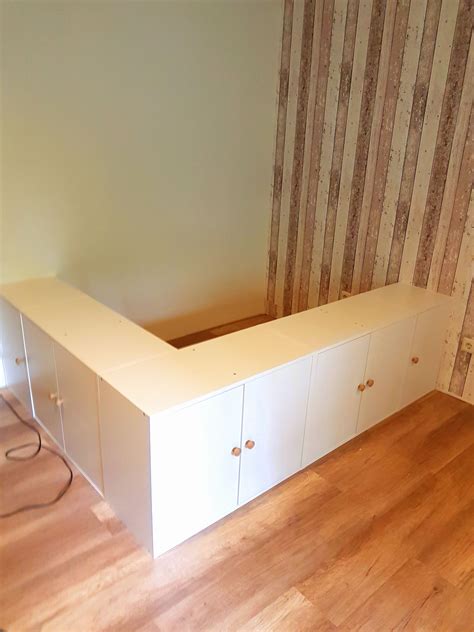 13 sofa gunstig ikea neu lqaff com. DIY Jugendzimmer: Hochbett mit Ikea-Küchenschränken als ...